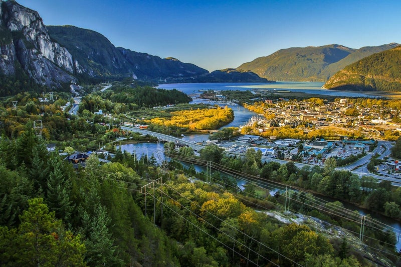 Aerial view of real estate in Hospital Hill, British Columbia